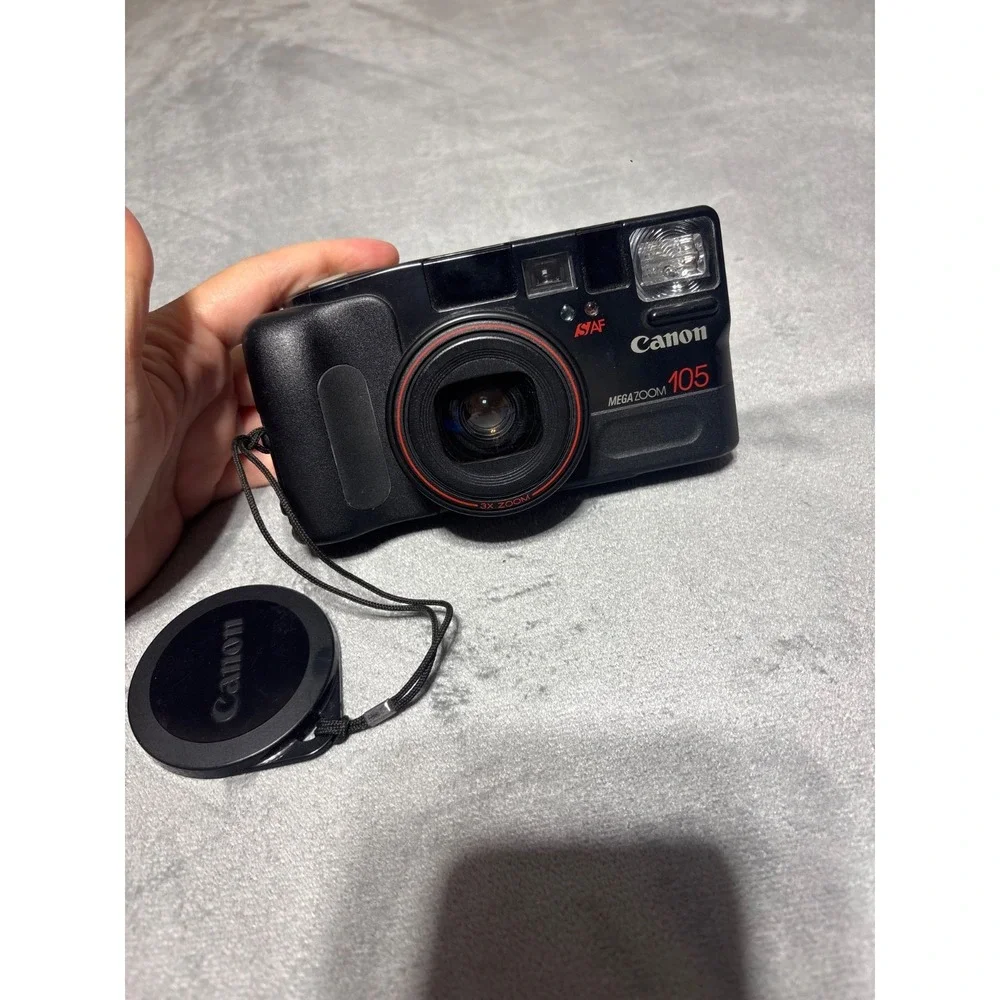 Canon Sure Shot Camera Mega Zoom 105 SAF 35mm Point and Shot Snappy Parts Only